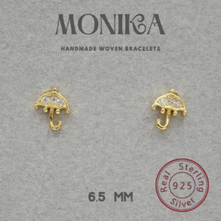 [ต่างหูเงินแท้ 92.5% ]Monika - Minimal Earrings(ดูขนาดก่อนสั่งซื้อ)