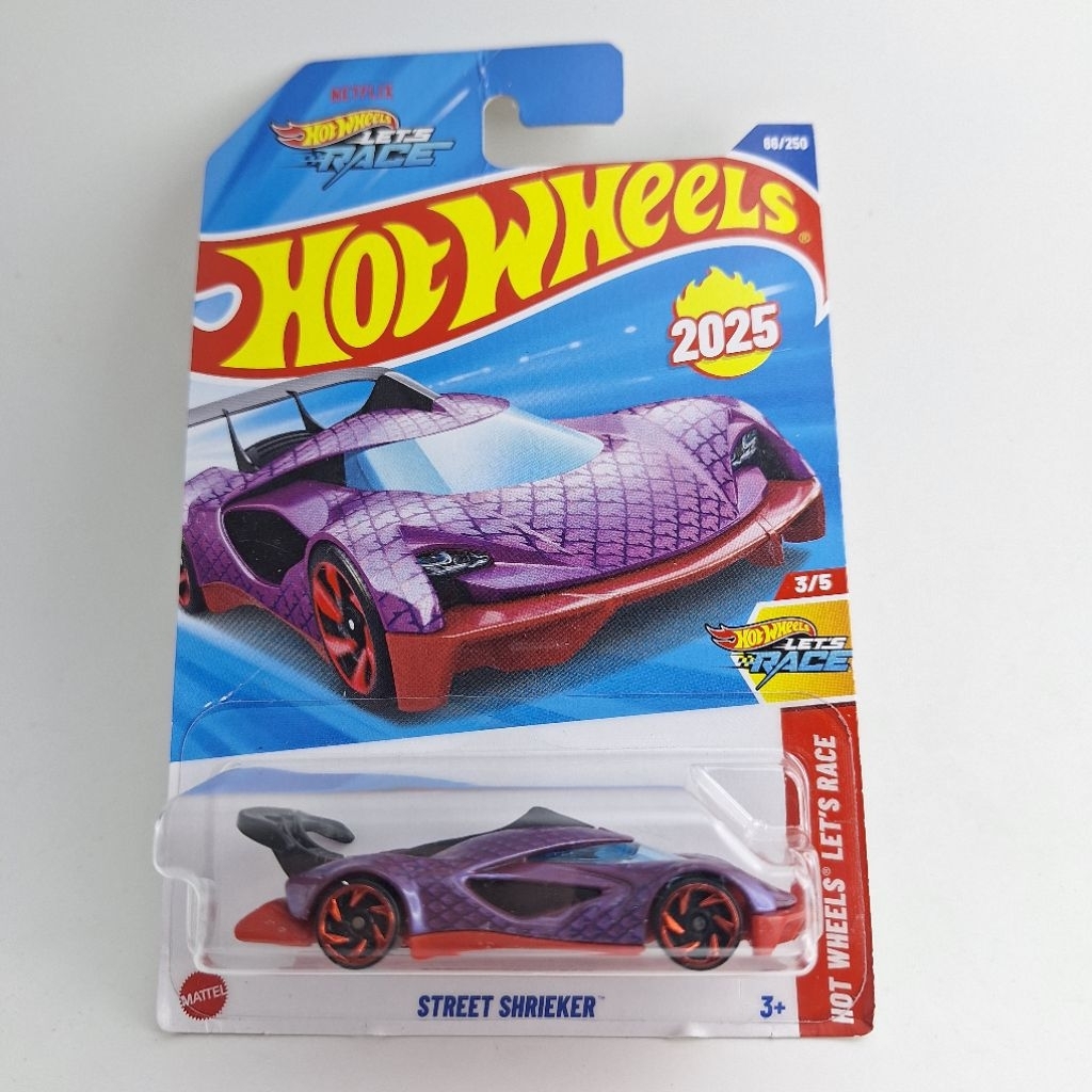รถเหล็ก Hotwheels STREET SHRIEKER LET'S RACE แพคยับ (ib57)