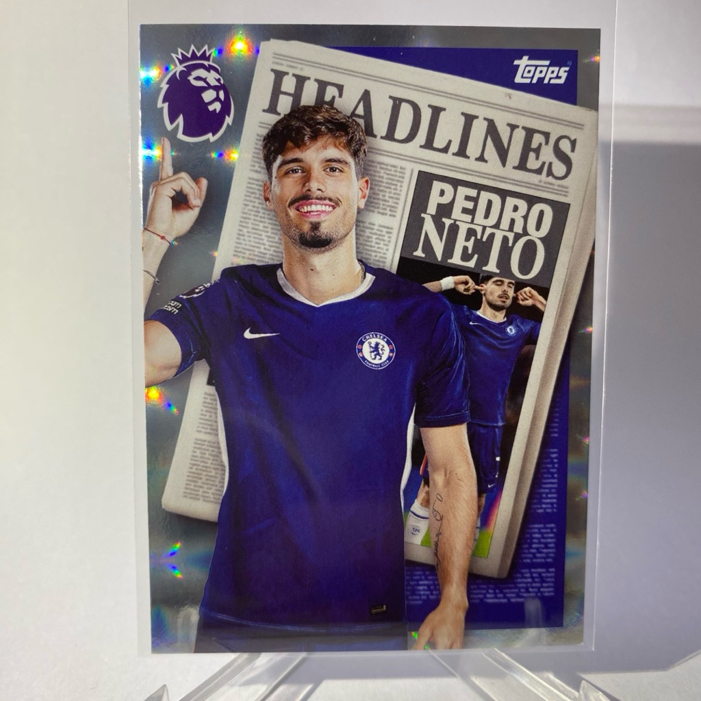 การ์ดนักฟุตบอล PEDRO NETO, CHELSEA, HEADLINES, TOPPS 2025