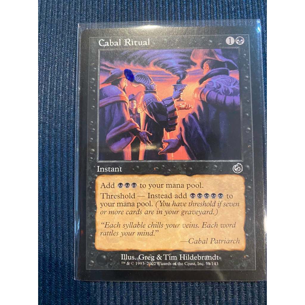 MtG Single Card: Cabal Ritual  Set: Torment  Rarity: Common  Collector No. 51