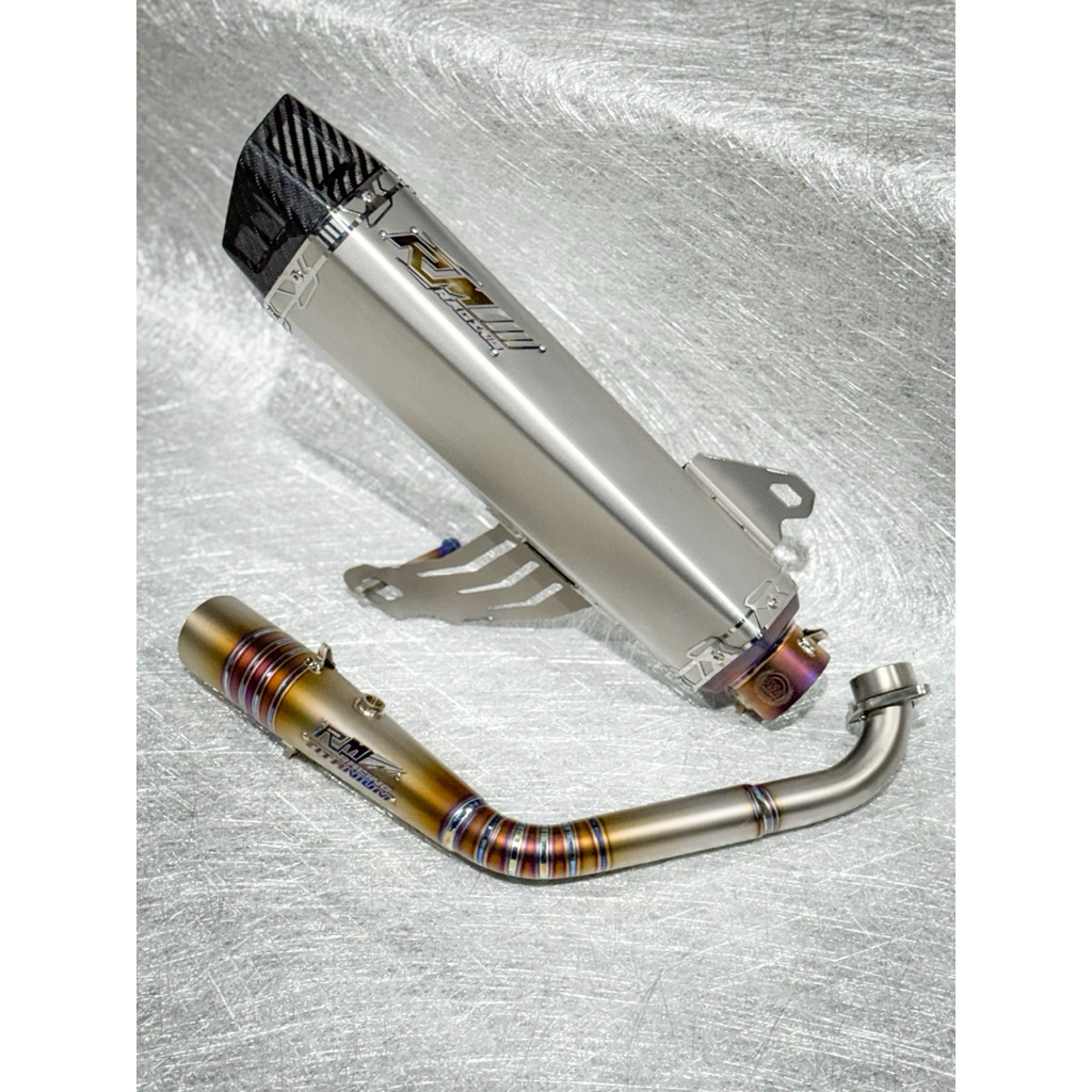 RM Racing Silver stainless