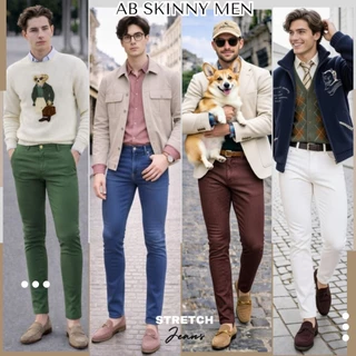 AB Skinny For Men 16 สี กางเกงสกินนี่ยีนส์ ของแท้ 80,000 Like กางเกง AB สกินนี่ยีนส์ ผู้ชาย รวมสี