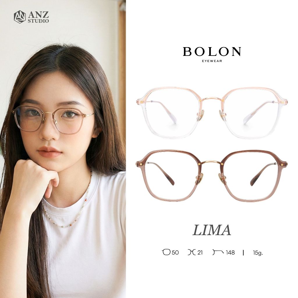 ANZ STUDIO | แว่นตา BOLON LIMA BT6028 – ทรง Irregular แว่นดาวโอเกะ