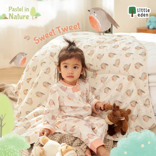 ใหม่! Little Eden - ชุดนอนหมีเด็กเล็ก อายุ 0-18 เดือน (Pastel in Nature Collection)