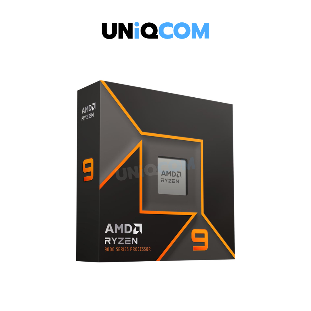 ซีพียู (cpu) UNIQCOM AMD AM5 RYZEN 9 9900X 4.4GHz 12C 24T