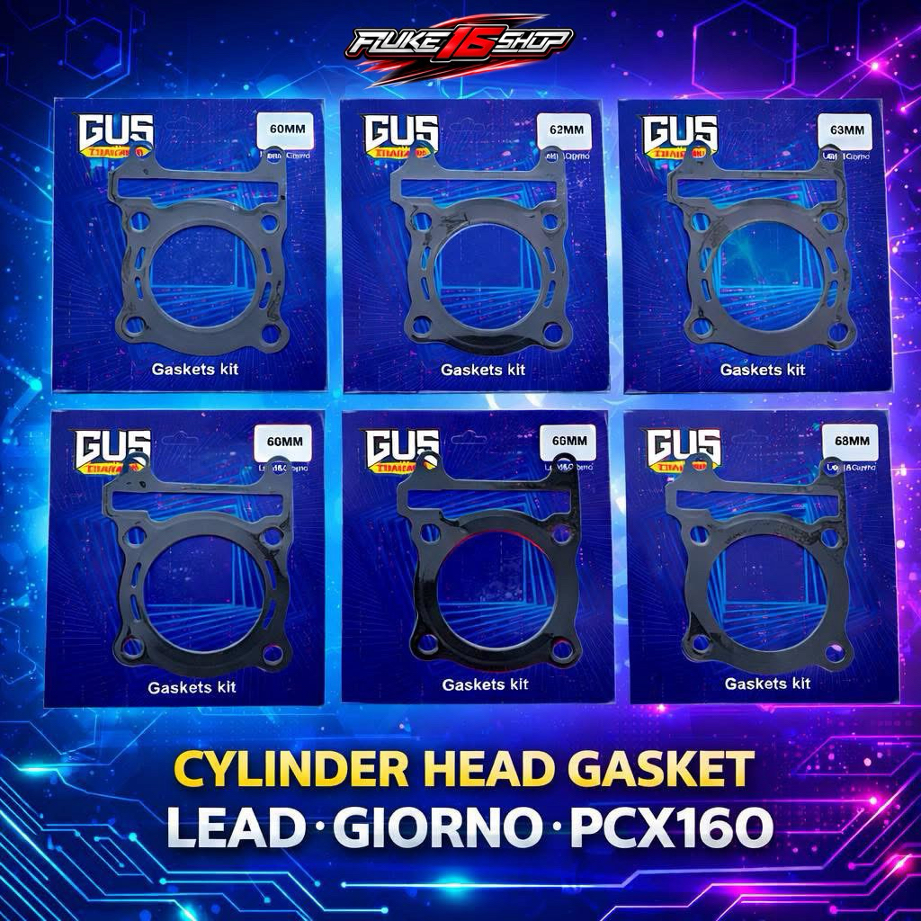ประเก็นฝา Giorno LEAD PCX160 แบรนด์ GUS กดเลือกขนาดได้