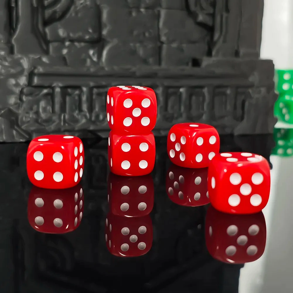 ลูกเต๋า D6 DOT 12 mm. 1ลูก(1die) | ลูกเต๋า Dice For DnD D&D MTG RPG TRPG เกมกระดาน บอร์ดเกม Game ไพ่ทาโรต์ Magic เมจิก thumbnail 4