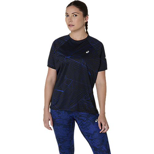 ASICS : 2012D289.001 ROAD LITE-SHOW SS TOP WOMEN เสื้อคอกลมผู้หญิง