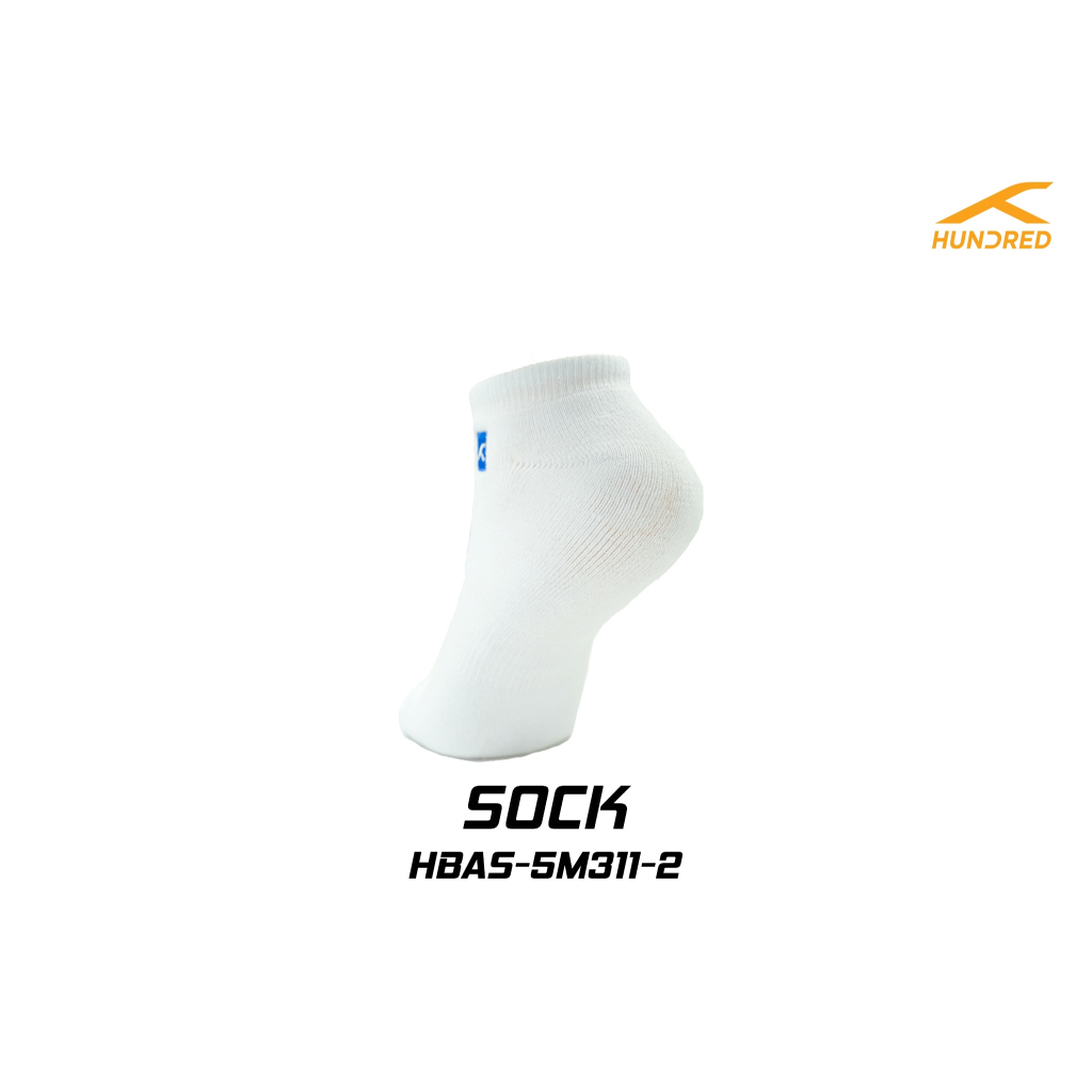 HUNDRED MEN'S QUARTER SOCKS MAX STRIDE (HBAS-5M311) ถุงเท้ากีฬา แบดมินตัน รูปที่ 5