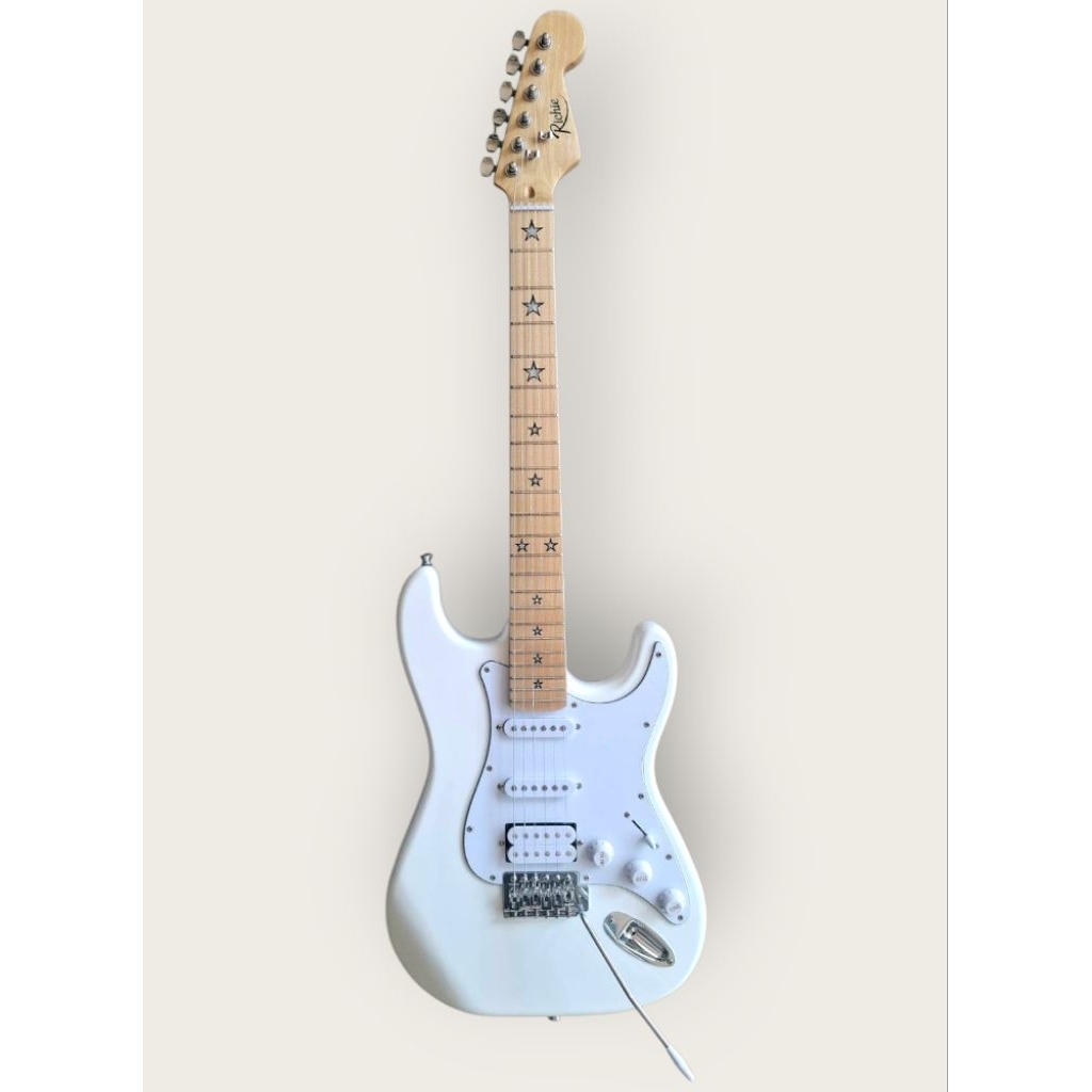 กีต้าร์ไฟฟ้าคอดาว RICHIE SSH 22F คอดาว Setupเรียบร้อย แถมฟรีกระเป๋า คันโยก สานแจ็ค