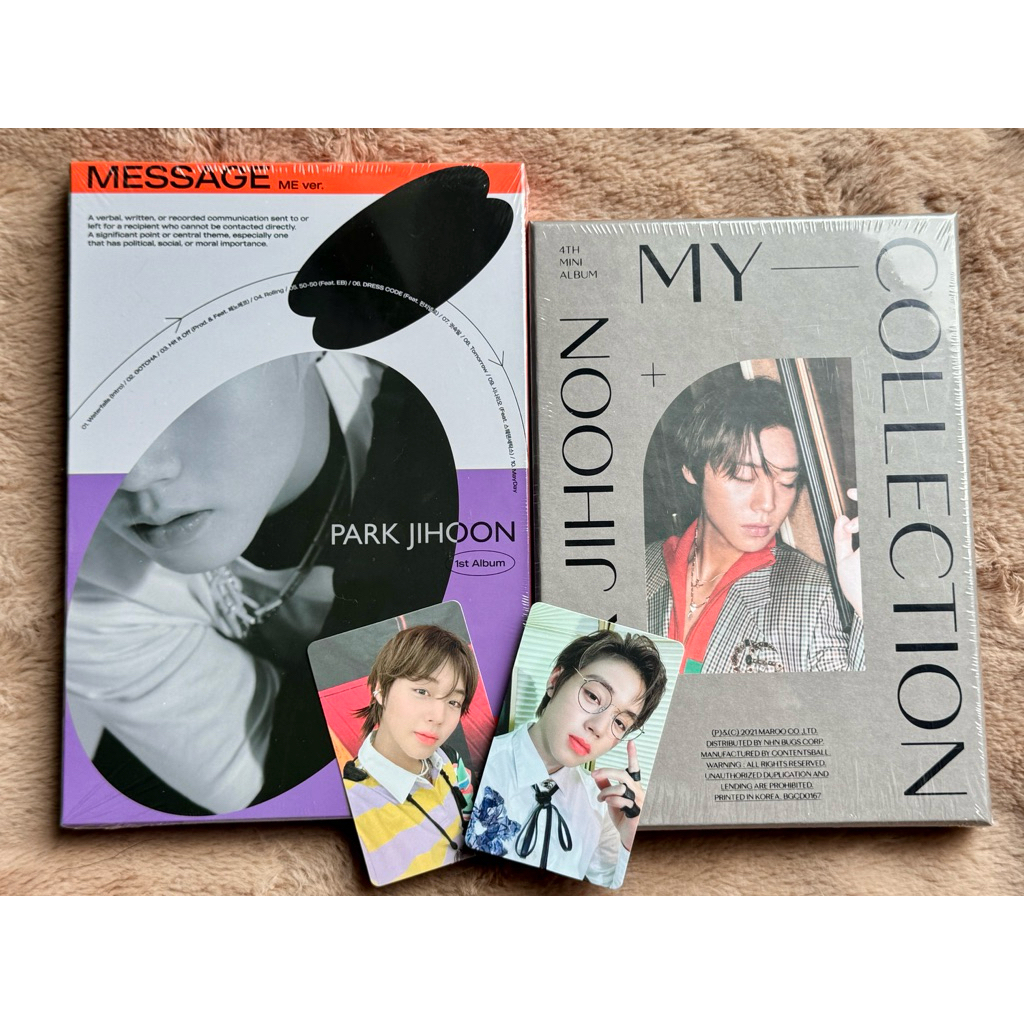 ปาร์คจีฮุนPARK Jihoon (My collection )การ์ดเซทสุดท้ายแล้ว*พร้อมการ์ดเวอร์ไทยของแถมครบของใหม่ยังไม่แก