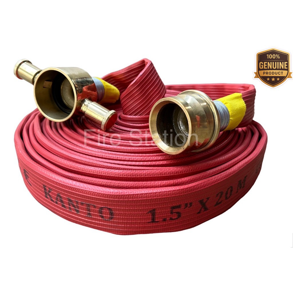 สายส่งน้ำ สายดับเพลิง ยี่ห้อ “KANTO” ชนิดยาง PVC Nitrile 3 ชั้น