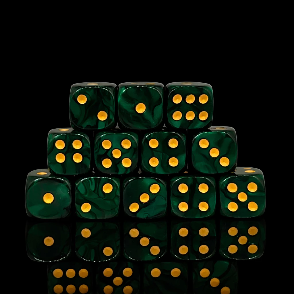 ลูกเต๋า D6 DOT 12 mm. 1ลูก(1die) | ลูกเต๋า Dice For DnD D&D MTG RPG TRPG เกมกระดาน บอร์ดเกม Game ไพ่ทาโรต์ Magic เมจิก thumbnail 3
