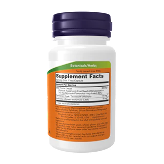 Now Foods Milk Thistle Extract, Double Strength 300 mg Veg Capsules