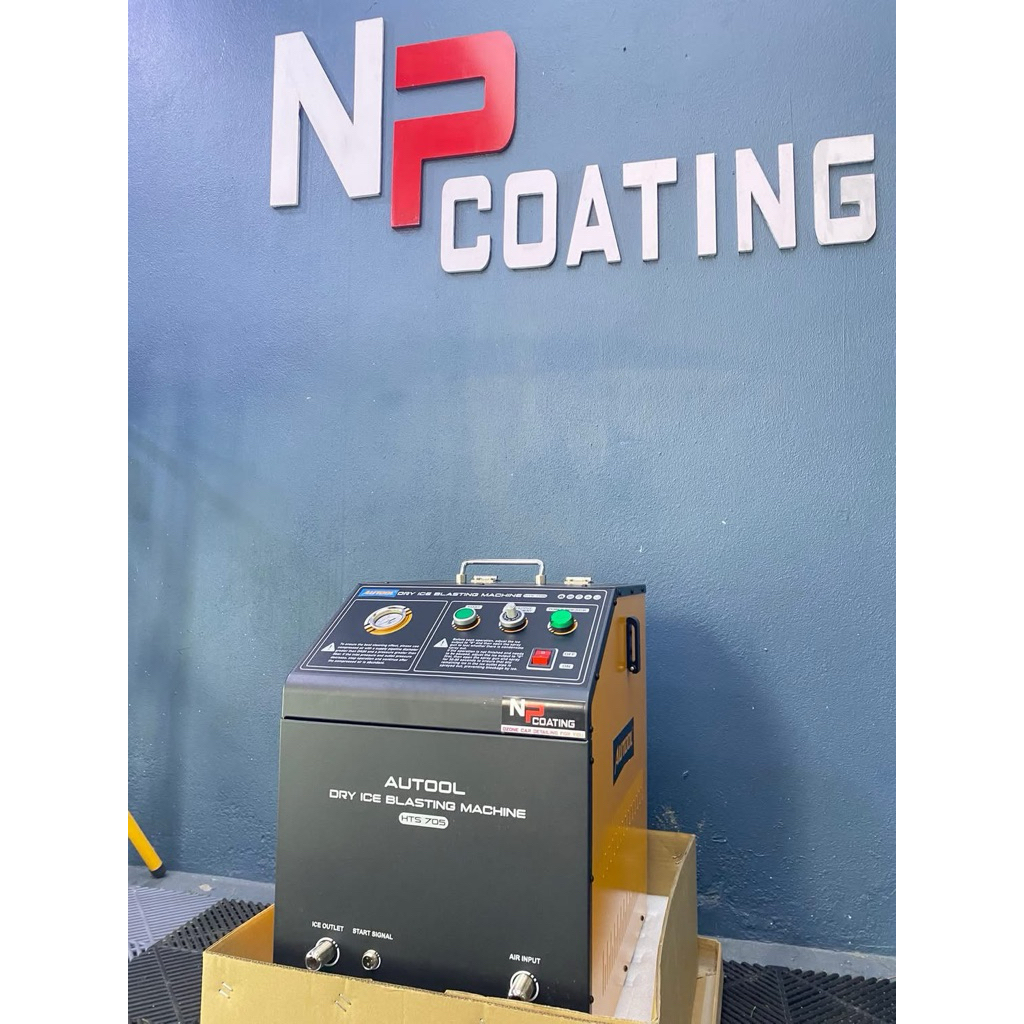 เครื่องทำความสะอาดระบบdry ice hts705 รุ่นสำหรับงานdetailingสินค้ารับประกัน1ปีมีสอนการใช้หน้างาน