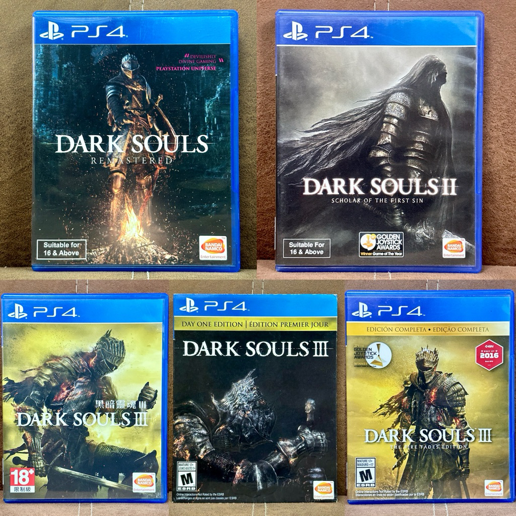 [Ps4] Dark Souls Remastered / Dark Souls 2 / Dark Souls 3 [มือ2]