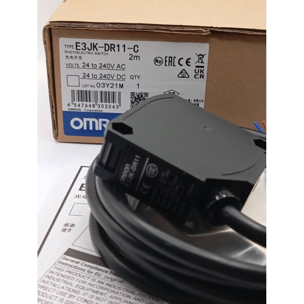 ถูกสุ  Photoelectric SWITCH SENSOR E3JK-DR11-C/E3JK-DR12-C/E3JK-RR11-C/E3JK-RR12-C/E3JK-TR11-C/E3JK-