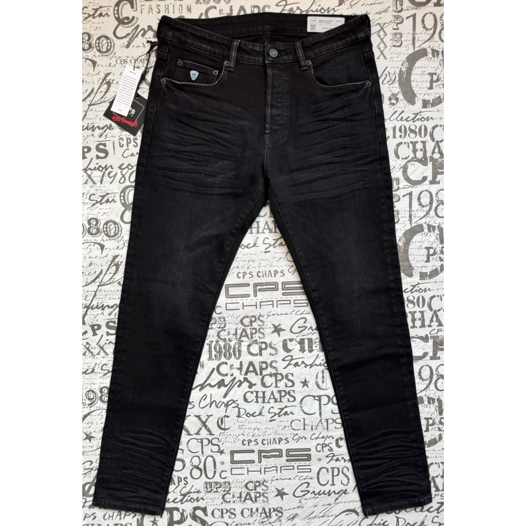 CPS JEANS SUPER SKINNY BLACK 01