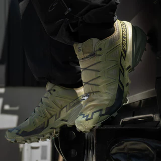Salomon Forces - Speedcross 6 รองเท้าวิ่ง รองเท้าผ้าใบ ข้อสั้น Unisex พื้นหนา ยึดเกาะดี trekking