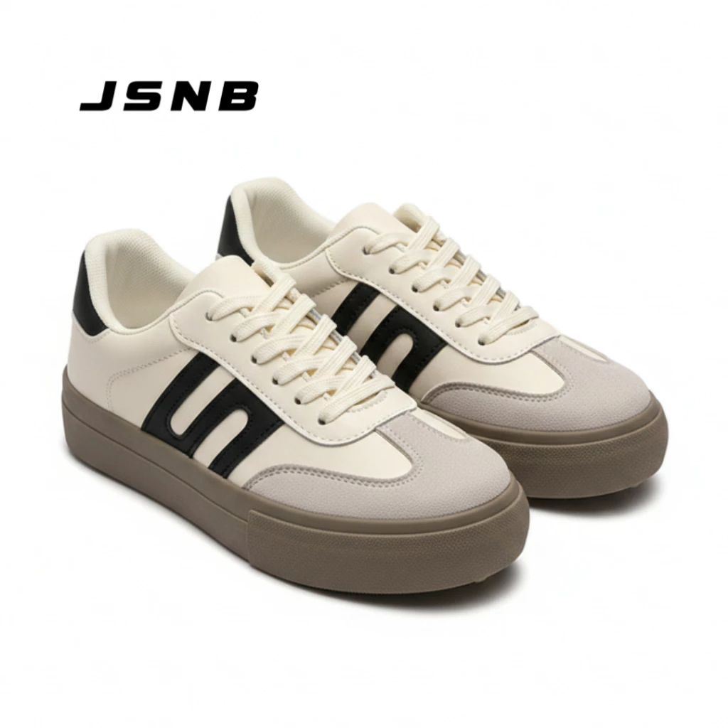 JSNB รองเท้าผ้าใบ Unisex ไซส์ใหญ่ 36-45 ผ้าใบมินิมอล แฟชั่นเกาหลี พื้นหนานุ่ม เบา ระบายอากาศได้ดี พร้อมส่ง [LN6901]
