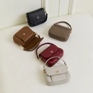 ใหม่!กระเป๋าเล็กเอนกประสงค์ Marron ทรงน่ารักเสริมทรงอย่างดี ฟรี! สายหนังคล้องแขน Charin bag