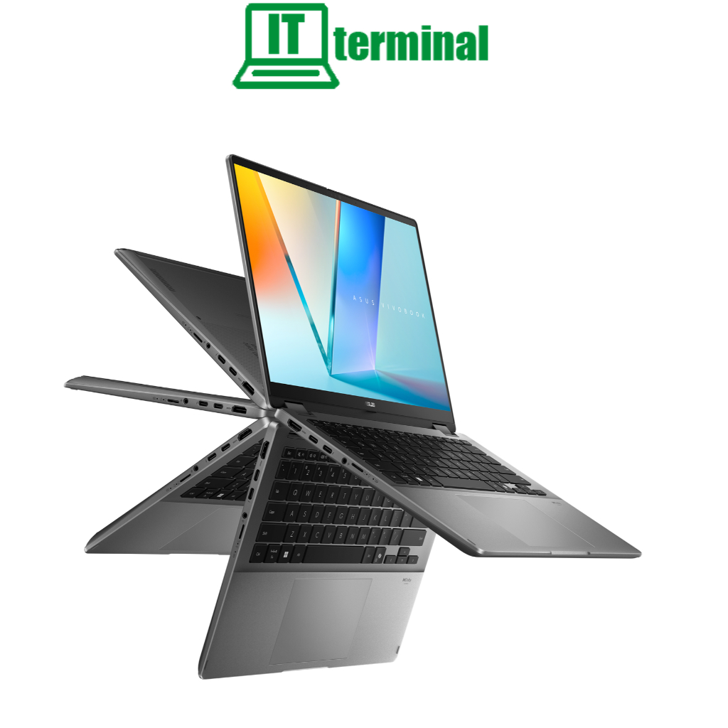 NOTEBOOK 2 IN 1 (โน้ตบุ๊คแบบฝาพับ 360 องศา) ASUS VIVOBOOK 14 FLIP - TP3407SA-QL528WA