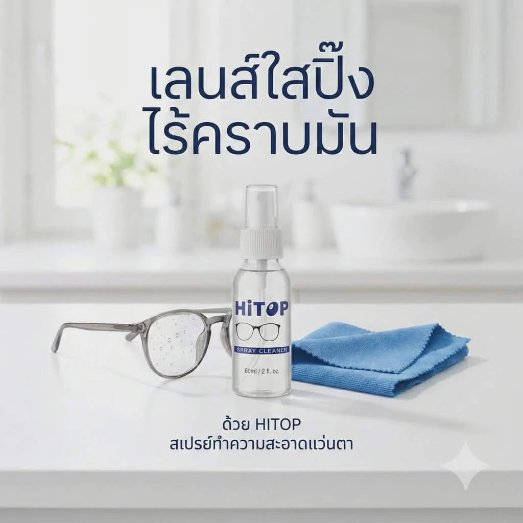 🔥🔥พร้อมส่ง🔥🔥สเปรย์ทำความสะอาดแว่น น้ำยาเช็ดเลนส์แว่นตา ชัดเซตไขควงผ้าเช็ดแว่น
