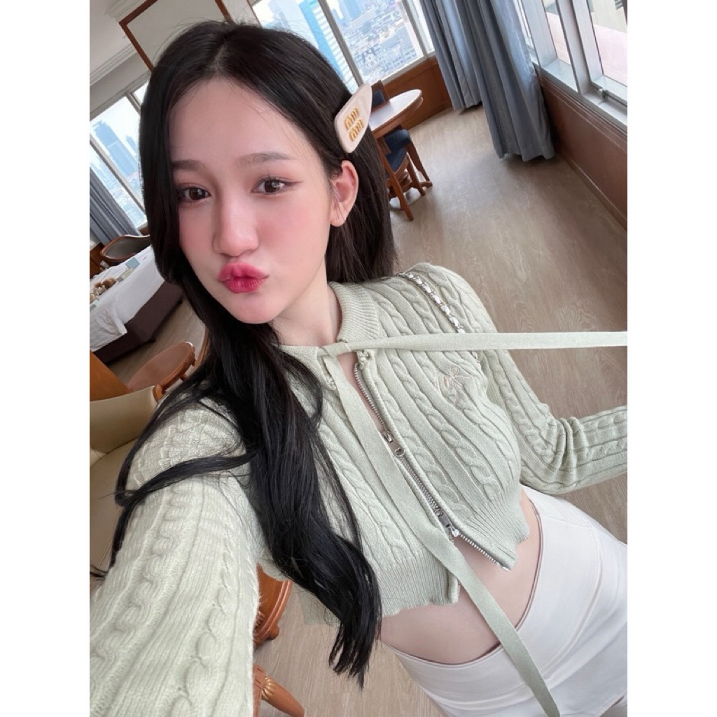 ส่งต่อ cintage jelly crop cardigan