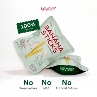 wyse กล้วยกรอบแท่ง รสซาวครีมและหัวหอม 40 กรัม