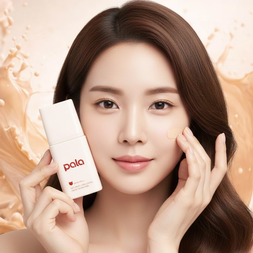 PALA รองพื้น SPF50+PA+++ Soft Mist Long-Lasting Liquid Foundation