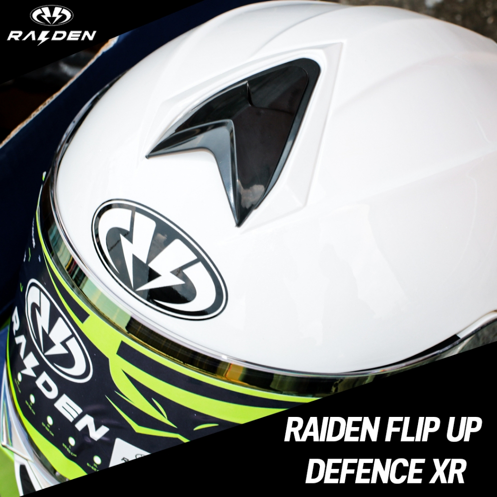 หมวกกันน็อค RAIDEN รุ่น DEFENCE XR รุ่นใหม่ 2026 ยกคาง มีแว่น2ชั้น ชิลด์หน้าเปิด-ปิดง่าย ราคา ถูกที่สุด ดีลบีเคเค แกลเลอรีภาพที่ 9