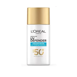 ลอรีอัลยูวีดีเฟนเดอร์อะควาฟิวชั่น วอเตอร์เจล ซันสกรีน 5.5 - 50 มล.(ฟ้า)