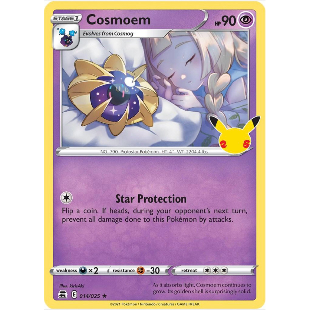 Pokemon card ENG Cosmoem 25th