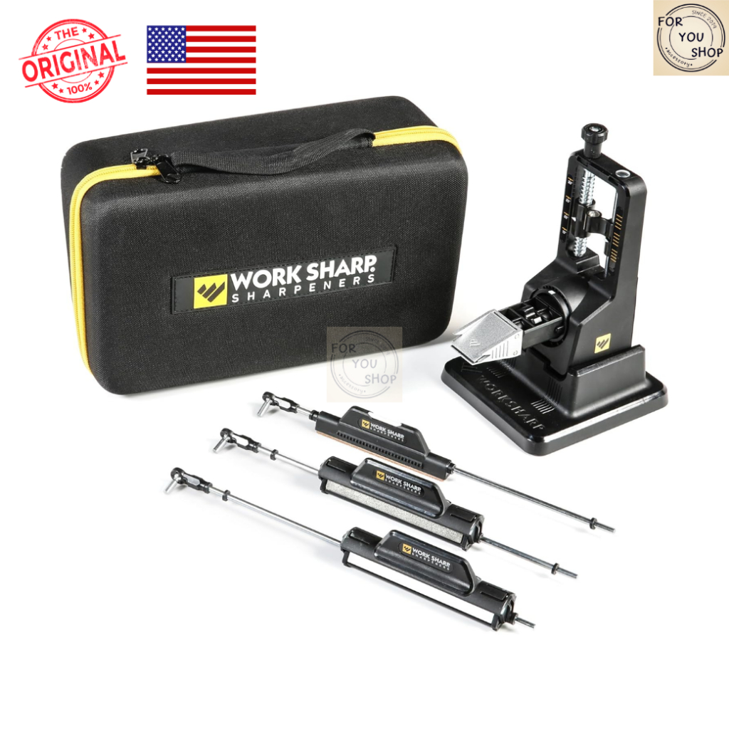 ชุดเครื่องลับมีด Work Sharp Precision Adjust Elite ปรับองศาได้ | ลับมีดครัว มีดล่าสัตว์ มีดฟันหยัก +Precision Adjust Eli