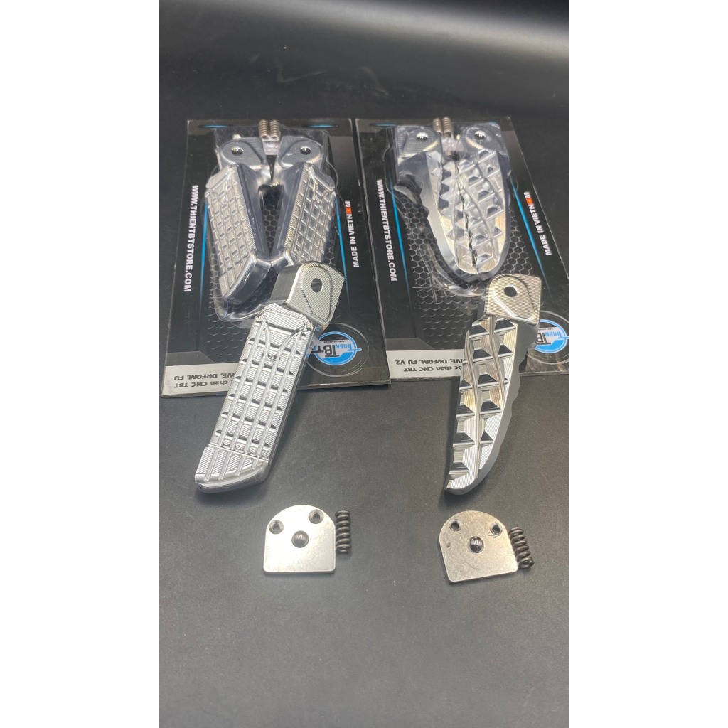 TBT พักเท้าหลัง CNC เวฟทุกรุ่น สวย แข็งแรง อะไหล่แต่ง คุณภาพสูง