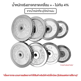 LANCAMP แผ่นน้ำหนัก JS78 แผ่นดัมเบล 1.25-20kg แผ่นบาร์เบล ออกกำลังกาย fitness