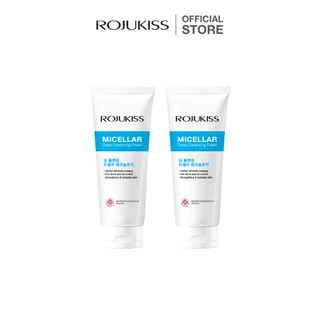 [แพ็คคู่] ROJUKISS Micellar Deep Cleansing Foam 200g โรจูคิส โฟมล้างหน้าไมเซลล่า ล้างเครื่องสำอาง สูตรอ่อนโยน