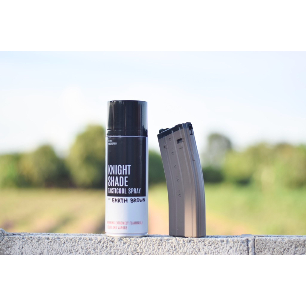 สีสเปรย์ทหาร สีน้ำตาล Earth Brown by Knight Shade tacticool spray | สีพราง | สีพรางทหาร