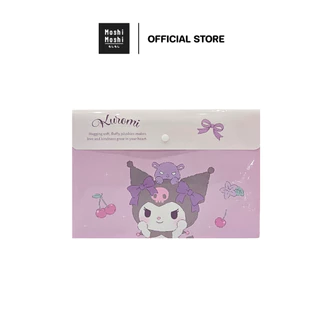 Moshi Moshi แฟ้ม แฟ้มใส่เอกสาร แฟ้มกระดุมขยายก้น A4 ลาย Kuromi ลิขสิทธิ์แท้จากค่าย Sanrio รุ่น 6100007103-7104