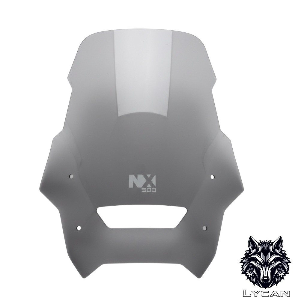 ชิวแต่ง NX500 สีสโม๊ค ทรง V.1 Honda NX500 หนา 4  มิล