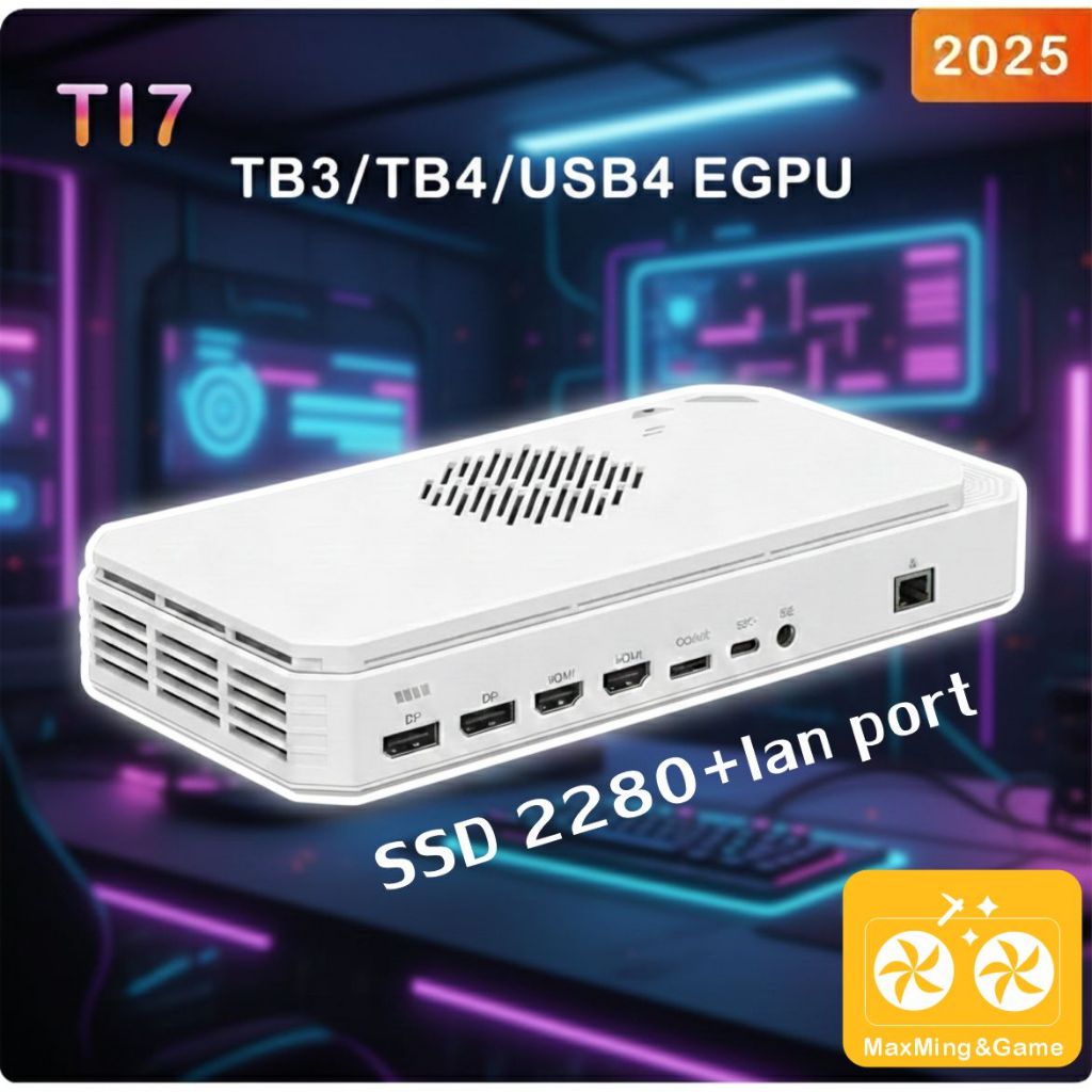 Ti7 eGPU Dock อัปเกรดความแรงระดับเกมมิ่งให้ Laptop  Mini PC เครื่องเกมพกพา