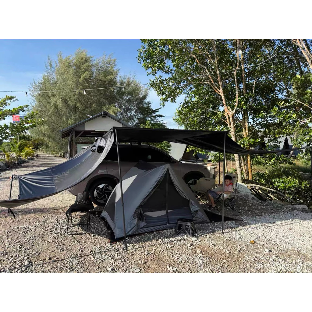 เต็นท์ชายหาด กางออโต้ กันแดด UPF50+ กันฝน PU3000 มุ้งกันยุงและม่านทึบ thumbnail 3