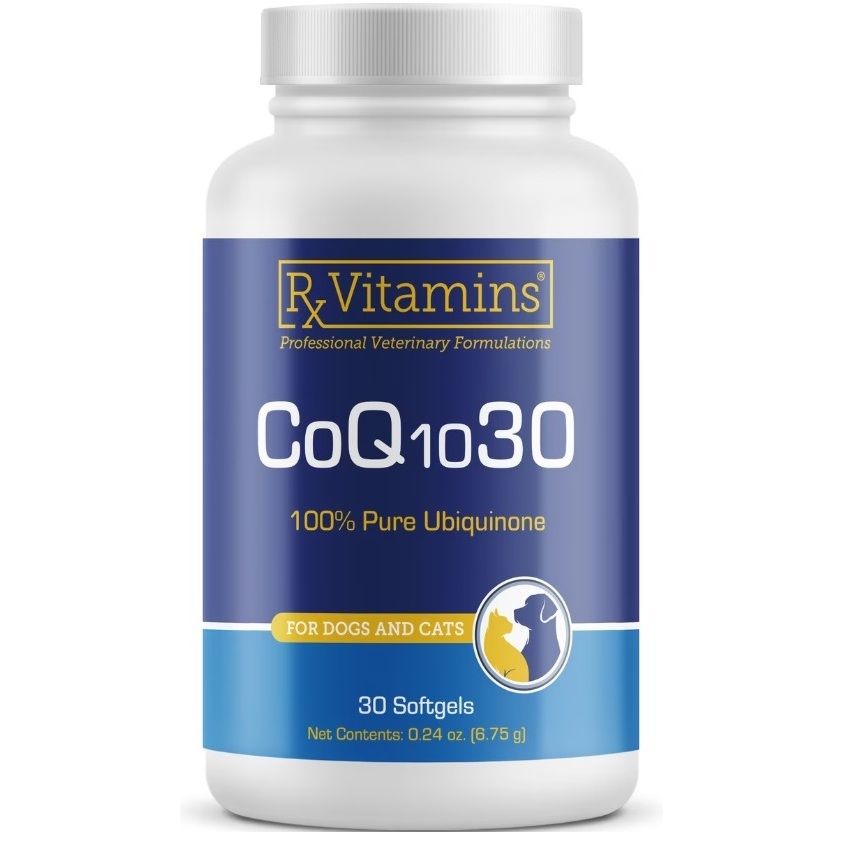 Pets CoQ10 30mg คิวเท็น สุนัข-แมว บำรุงหัวใจ หลอดเลือดหัวใจ เสริมสุขภาพ โคเอนไซม์ Q10 ผลิตอเมริกา