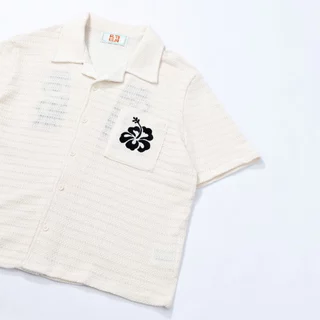URTHE - เสื้อเชิ้ต Oversize รุ่น CHABA AP DAET SHIRT - Col. ROLLOR KLUB BAAN HOUSE