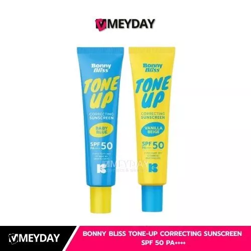 Bonny Bliss Tone-up Correcting Sunscreen Spf 50 Pa++++ บอนนี่ บลิส โทน-อัพ คอเร็คติ้ง ซันสกรีน กันแดดโทนอัพ 30 มล.
