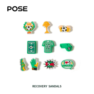 POSE เสน่ห์รองเท้างบ, การออกแบบนักบินอวกาศน่ารักและหมีน้อยตลก, การออกแบบกบที่ไม่ปกติ, DIY, เข้ากันได้กับPJ0010