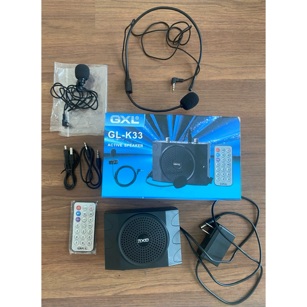 ลำโพงพกพก พร้อมไมค์ GXL รุ่น GL-K33