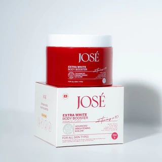 [บริษัทโดยตรง] - JOSE Extra White Body Booster 1 กระปุก และ JOSE Premium Body Oil Warm Vanilla (กลิ่นใหม่) 1 ขวด