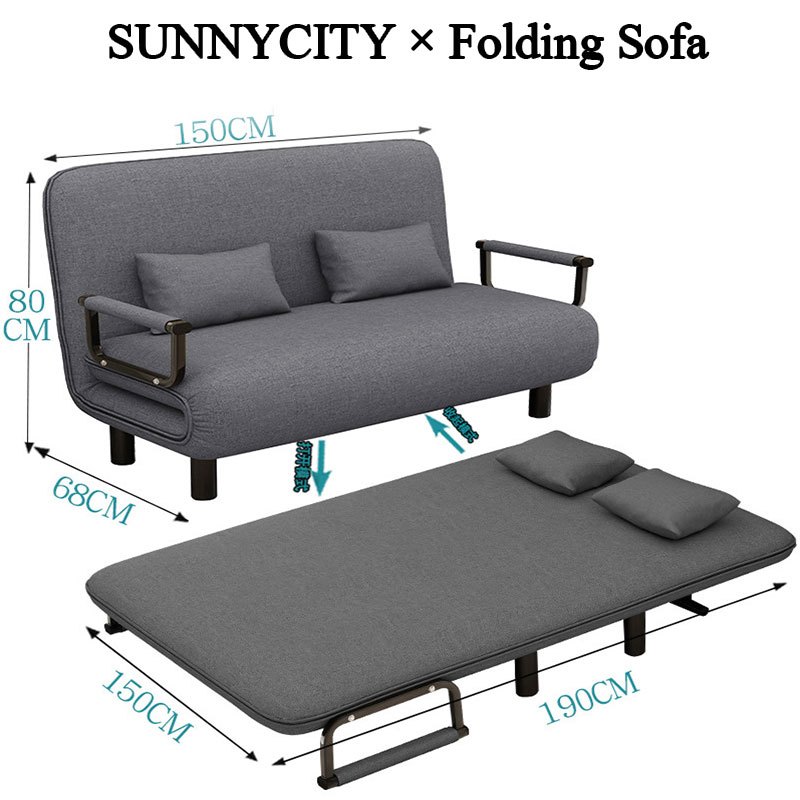 【🛫จัดส่งจากกรุงเทพฯ】โซฟาปรับนอน เตียงโซฟา สามารถนอนหลับได้ โซฟาเล็กในห้อง เตียง SFC-1 sofa bed