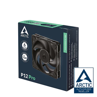 ARCTIC P12 PRO PST BLACK (Computer fan / พัดลมระบายความร้อนคอมพิวเตอร์)